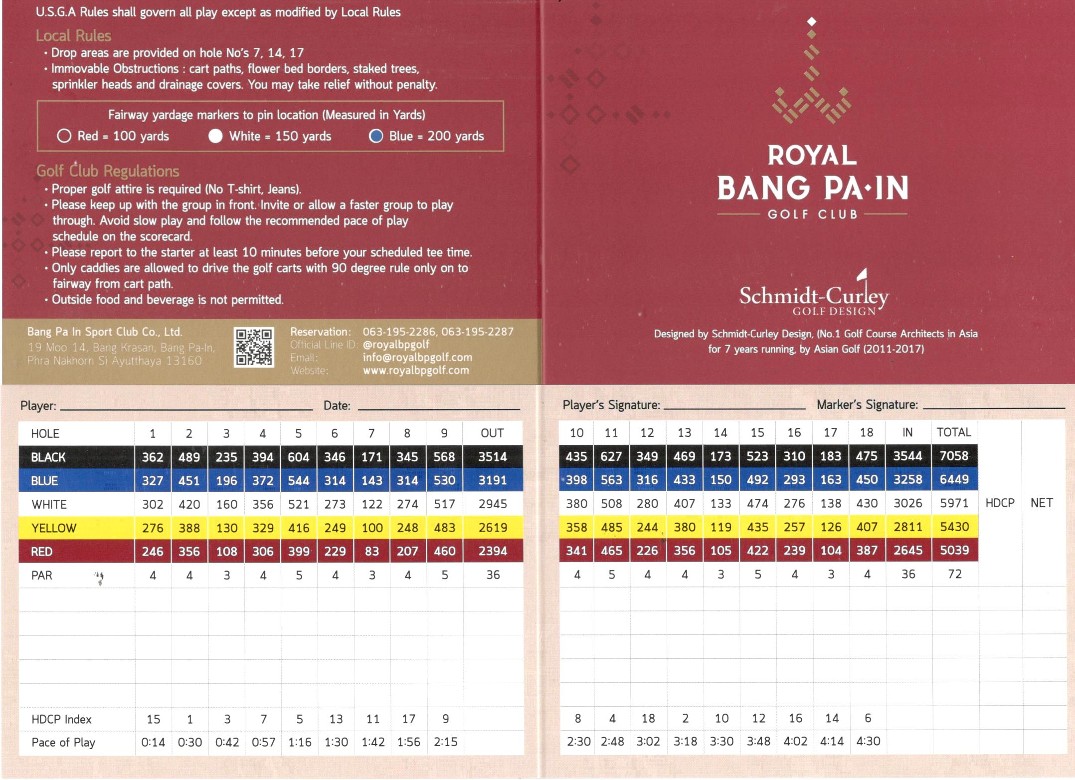 Royal Bang Pa In Golf Club Thai Golf Course Royal Bang Pa In Golf Club Thai Golf Course